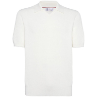 Brunello Cucinelli Men's 'Pointed-Flat Collar' Polo Shirt