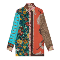 Gucci Women's 'Heritage Patchwork' Shirt