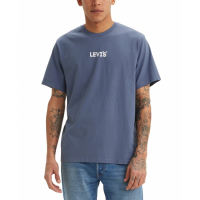 Levi's T-shirt 'Relaxed-Fit Tidal Wave Logo Graphic' pour Hommes