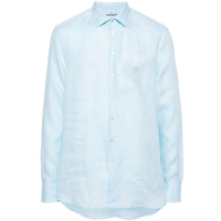 Etro Men's 'Pegaso-Embroidered' Linen Shirt