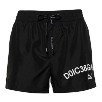 Dolce & Gabbana Men's 'Logo Drawstring' Swimming Shorts