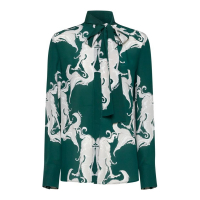 Valentino 'Mermaid Printed' Langärmelige Bluse für Damen