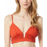 Michael Kors Women's 'Draped V-Wire' Bikini Top