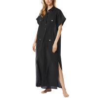 Michael Kors Women's 'High-Slit Utility' Cover-up Dress