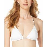 Michael Kors Women's 'Chain-Strap Triangle' Bikini Top