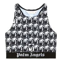 Palm Angels Women's 'Palms-Logo' Sports Bra