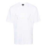 Giorgio Armani T-shirt 'Logo-Embroidered' pour Hommes