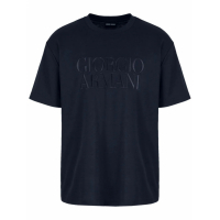 Giorgio Armani T-shirt 'Logo-Embroidered' pour Hommes