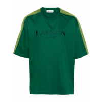 Lanvin Men's 'Logo-Embroidered' T-Shirt