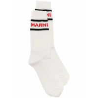 Marni Men's 'Contrast-Trim Intarsia-Knit Logo' Socks