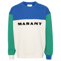 Isabel Marant Sweatshirt 'Colour-Block Logo' pour Hommes