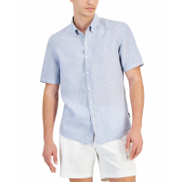 Michael Kors Men's 'Stripe Button-Down' Linen Shirt