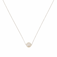 Oro Di Oro Women's 'Single Pearl' Necklace
