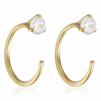 Oro Di Oro Women's 'Arc Brillant' Earrings