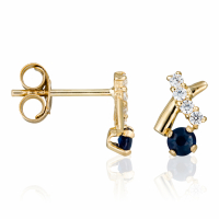 Oro Di Oro Women's 'Bleu Précieux' Earrings