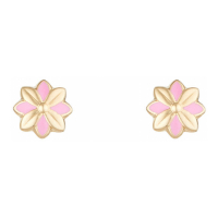 Oro Di Oro Women's 'Jolies Petites Fleurs' Single earring