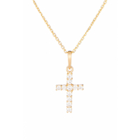 Oro Di Oro Women's 'Croix Vérité' Necklace