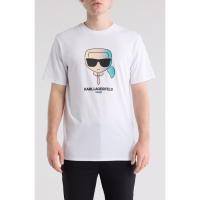 Karl Lagerfeld Paris T-shirt 'Karl Character Graphic' pour Hommes