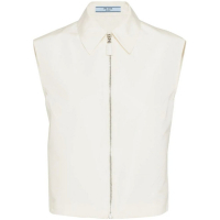Prada Women's 'Zip-Up Faille' Sleeveless Shirt