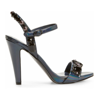 Karl Lagerfeld Paris Women's 'Claude Embellished' Ankle Strap Sandals