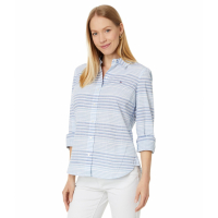 Tommy Hilfiger Women's 'Beach Stripe Roll Tab' Shirt