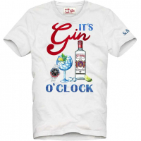 Mc2 Saint Barth Men's 'It'S Gin O'Clock' T-Shirt