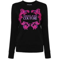 Versace Jeans Couture Sweatshirt 'Barocco Logo-Print' pour Femmes