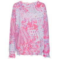 Versace Jeans Couture Pull 'Abstract-Print' pour Femmes