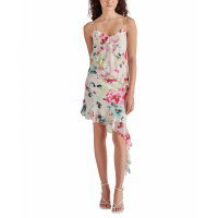 Steve Madden Women's 'Carmenita Asymmetric Floral' Mini Dress