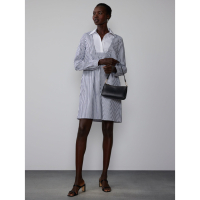 New York & Company 'Long Sleeve Stripe Shift' Mini Kleid für Damen