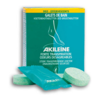 Akileïne Tablettes pour le bain 'Déo Effervescents' - 12 g, 7 Sachets
