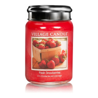 Village Candle Bougie parfumée 'Fresh Strawberries' - 737 g