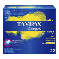 Tampax 'Compak Regular' Tampon - 22 Pieces