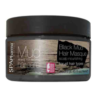 Spa Pharma 'Black Mud' Hair Mask - 350 g