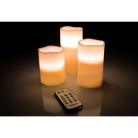 Jocca Set Of 3 Scented Candles With Light