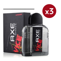 Axe Vice' After-shave - 100 ml - 3er Pack