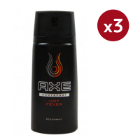 Axe 'Hot Fever' Sprüh-Deodorant - 150 ml - Pack of 3