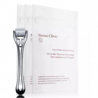 Swiss Clinic Face Perfecting Dry Mask + Skin Roller - 0.5mm