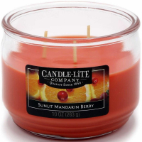 Candle-Lite 'Sunlit Mandarin Berry' 3 Wicks Candle - 283 g