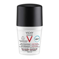 Vichy Homme Deodorant 48H Anti Transpirant Anti-Traces Protection Chemise' - 50 ml