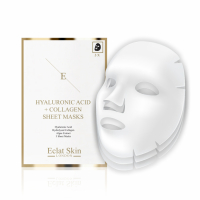 Eclat Skin London 'Hyaluronic Acid & Collagen' Gesichtsmaske aus Gewebe