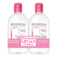 Bioderma 'Crealine-TS H2O' Mizellares Wasser - 500 ml, 2 Einheiten