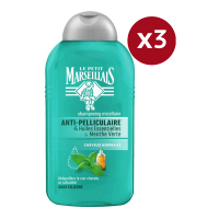 Le petit Marseillais 'Essential Oils & Green Mint Anti-Dandruff' Shampoo - 250 ml, 3 Pack