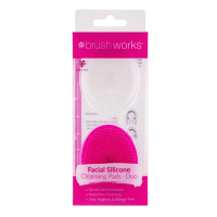 Brushworks Facial Cleansing Brush - 2 Pieces
