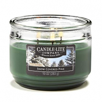 Candle-Lite 'Snow Covered Pine Scented' Kerze 3 Dochte - 283 g