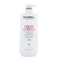 Goldwell Dualsenses Color Extrarich Brilliance Conditioner - Coloured Thick Hair Conditioner - 1l