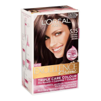 L'Oréal Paris Teinture pour cheveux 'Excellence Lotion' - 5.15 Natural Frosted Brown