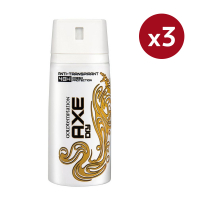 Axe Déodorant spray 'Gold Temptation Dry' - 150 ml - pack de 3