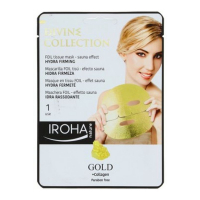 Iroha 'Gold Hydra-Firming' Gesichtsmaske aus Gewebe