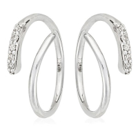 Diamantini Women's 'Joli Tourbillon Diamant' Earrings